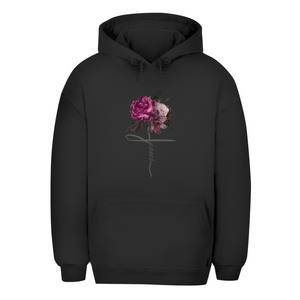 Unisex Oversize Hoodie jesus blumen