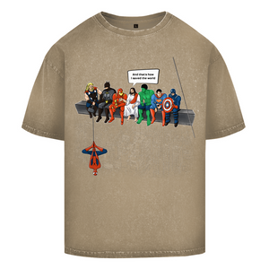 Oversize Washed T-Shirt and that how i saved the world