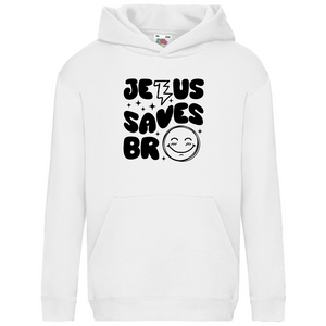 Kinder Hoodie jesus saves bro
