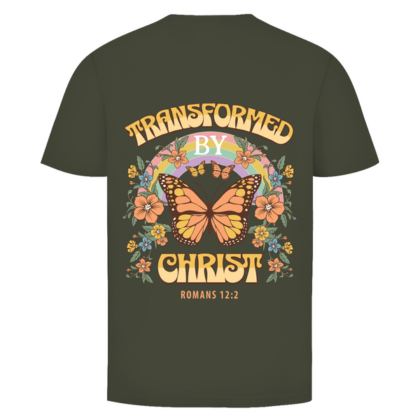 Herren T-Shirt transformed by christ romans 12:2