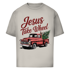 Oversize T-Shirt jesus take wheel