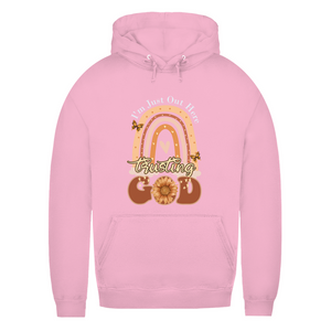 Damen Hoodie trusting god