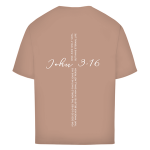 Oversize T-Shirt for god so loved the world john 3:16