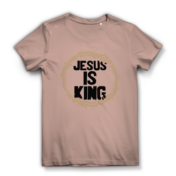 Damen Bio T-Shirt jesus is king dornenkrone