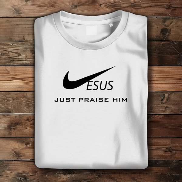 Damen Bio T-Shirt jesus just praise him