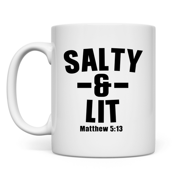 Tasse salty and lit matthew 5:13