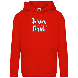 Kinder Hoodie jesus first
