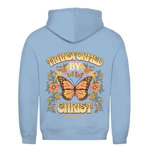 Herren Hoodie transformed by christ romans 12:2