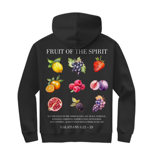Herren Zipper Hoodie fruit of the spirit galatians 5:22-23