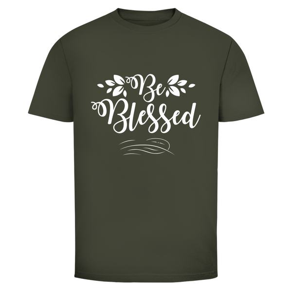 Herren T-Shirt be blessed