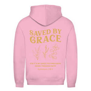 Damen Hoodie saved by grace ehpesians 2:8-9