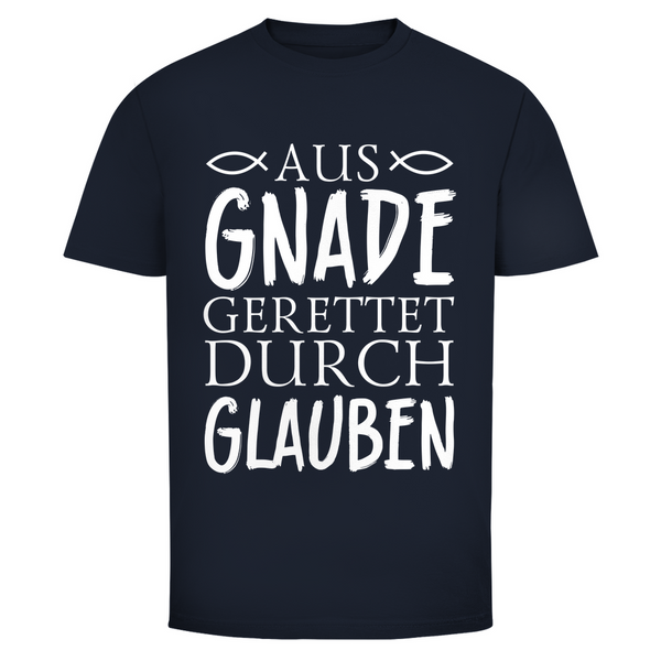 Herren T-Shirt aus gnade gerettet