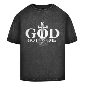Oversize Washed T-Shirt god got me