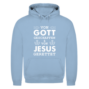 Herren Hoodie von gott geschaffen