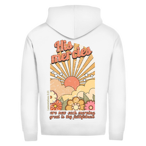 Zipper Hoodie great is thy faithfulness lamentations 3:23