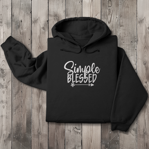 Herren Hoodie simple blessed