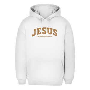 Unisex Oversize Hoodie jesus the way the truth the life
