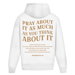 Oversize Hoodie Ohne Kordel pray about it philippians 4:6-7