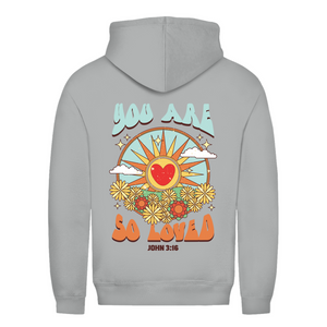 Damen Hoodie you are so loved john 3:16