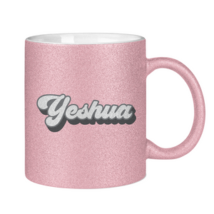 Glitzertasse jeshua