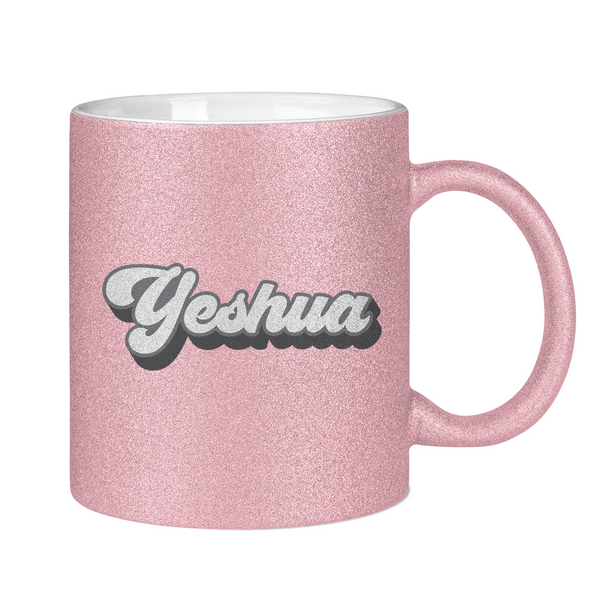 Glitzertasse jeshua