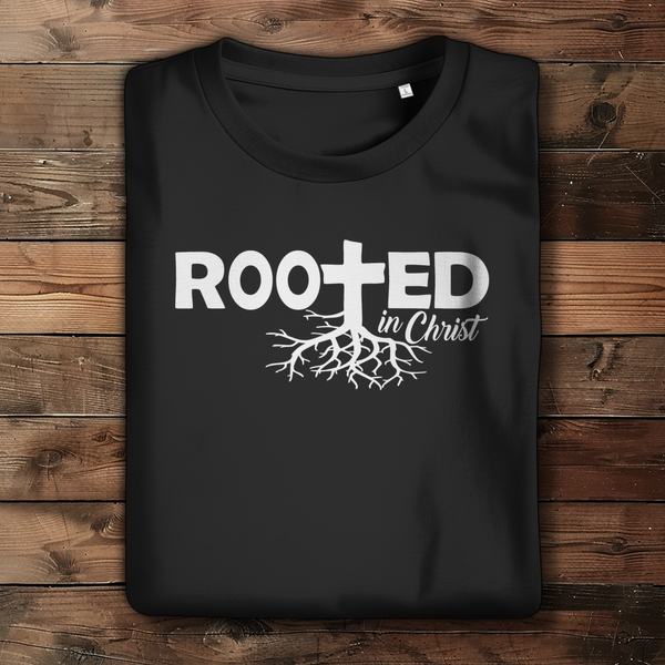 Damen Bio T-Shirt rooted in christ