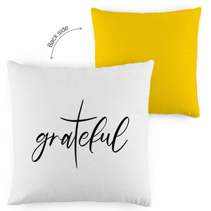 Kopfkissen zweifarbig grateful
