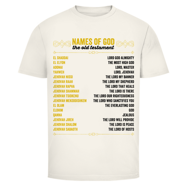 Herren T-Shirt names of god