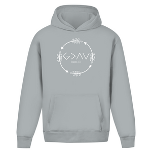 Oversize Hoodie Ohne Kordel god greater than highs lows romans 8:28
