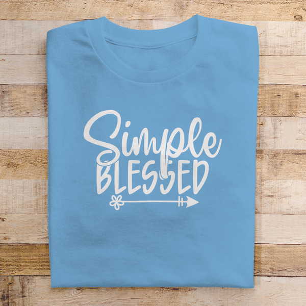 Herren T-Shirt simple blessed