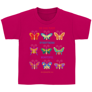 Kinder T-Shirt he has made everything beatiful ecclesiastes 3:11