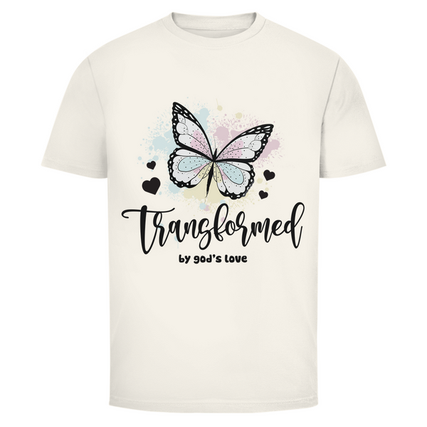 Herren T-Shirt transformed by gods love