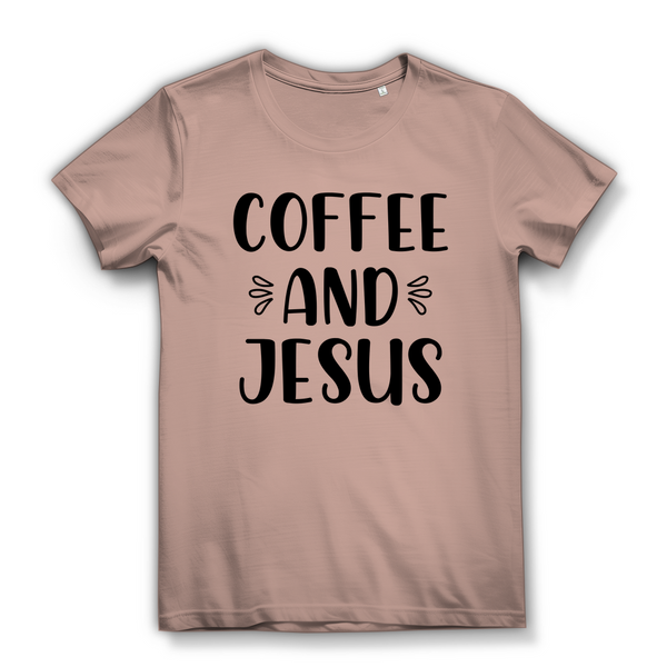 Damen Bio T-Shirt coffee and jesus