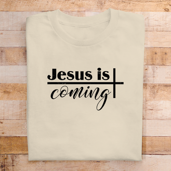 Herren T-Shirt jesus is comig