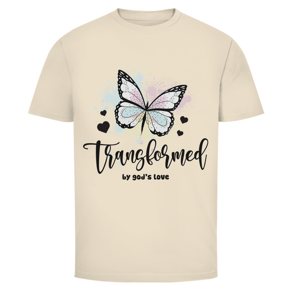 Herren T-Shirt transformed by gods love