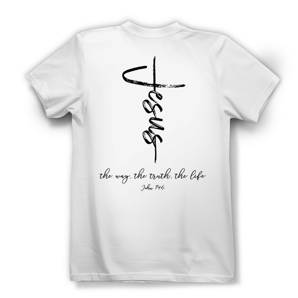 Damen Bio T-Shirt the way the truth the life john 14:6