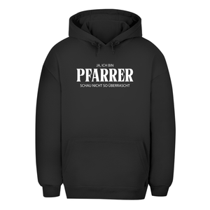 Unisex Oversize Hoodie ich bin pfarrer