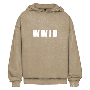 Oversize Washed Hoodie wwjd