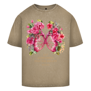 Oversize Washed T-Shirt let everything that has breath psalm 150:6