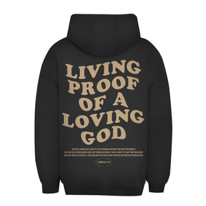 Unisex Oversize Hoodie a loving god 1 john 4:9-10