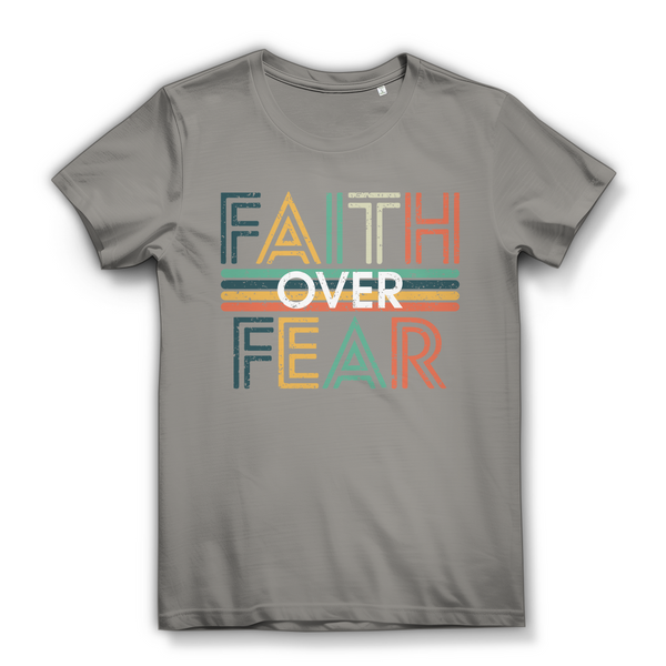 Damen Bio T-Shirt faith over fear