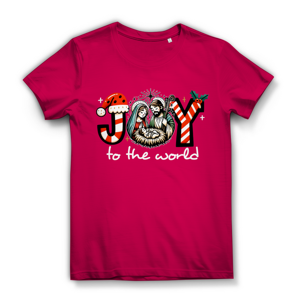 Damen Bio T-Shirt joy to the world