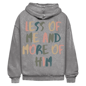 Oversize Washed Hoodie less of me and more of him
