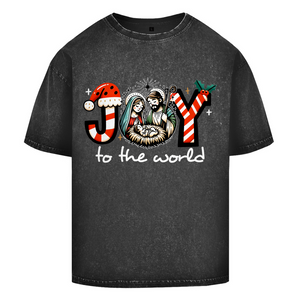 Oversize Washed T-Shirt joy to the world
