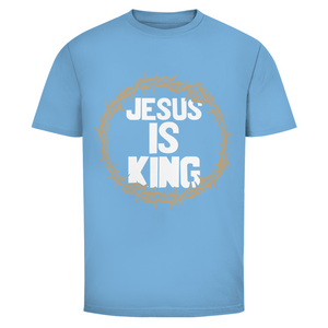 Herren T-Shirt jesus is king dornenkrone