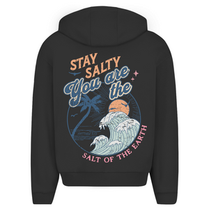 Oversize Zipper Hoodie stay salty