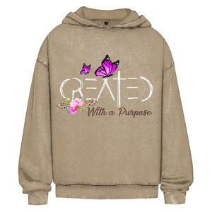 Oversize Washed Hoodie created with a purpose
