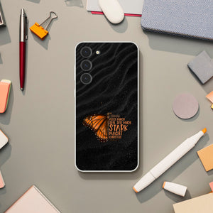 der mich stark macht schmetterling Samsung-Hülle