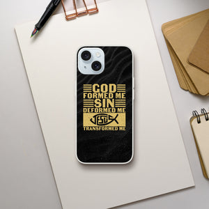 god formed me iPhone-Hülle