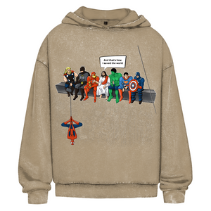 Oversize Washed Hoodie and that how i saved the world